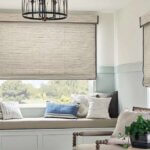Graber Woven Shades in Reading Nook